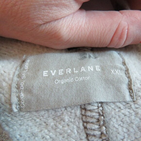 EVERLANE The French Terry Chore Jacket in Overcast Brown - Men's Size XXL - Picture 14 of 15